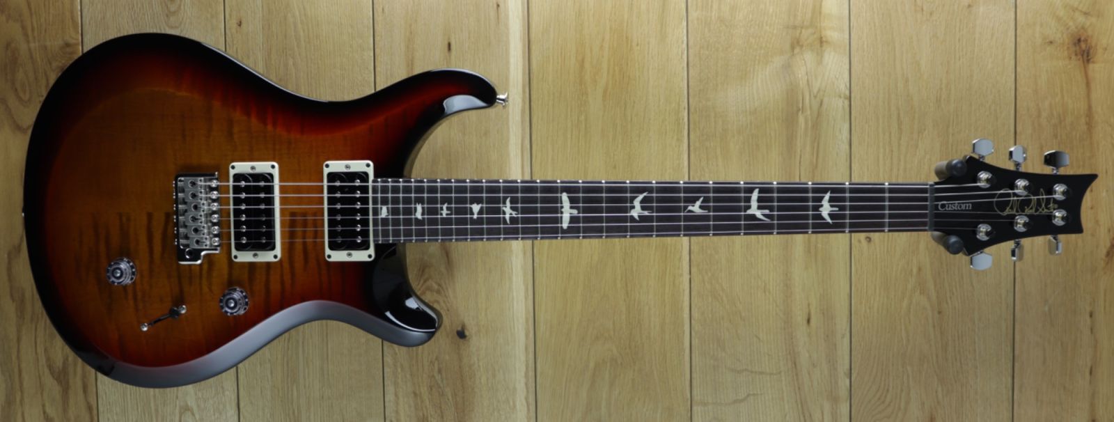 PRS S2 Custom 24 Dark Cherry Sunburst S2058239 Coda Music
