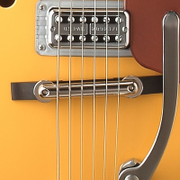 Gretsch Rocking Bar Bridge Assembly Ebony Nickel