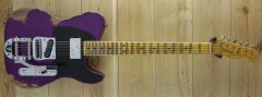 Fender Custom Shop 52 Tele Heavy Relic, Bigsby, Wide Range, Purple Metallic R115641