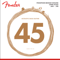 Fender Phosphor Bronze Long Scale 45-105 Acoustic Bass Strings