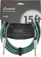 Fender Contour Series 15ft Cable Sherwood Green