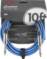 Fender Contour Series 10ft Cable Lake Placid Blue
