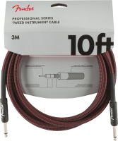 Fender Professional Cable 10ft 3m Red Tweed