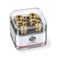 Schaller Guitar And Bass Strap Locks Gold