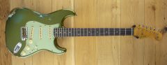 Fender Custom Shop 62 Strat Heavy Relic Irish Pub Green (faded out lake placid blue) CZ581073