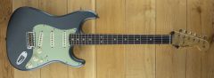 Fender Custom Shop Andy Hicks Masterbuilt 63 Strat Journeyman Relic, Charcoal Frost Metallic R139559