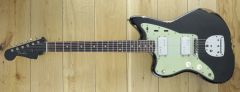 Fender Custom Shop Dealer Select CuNiFe Wide Range Jazzmaster Relic Black Left Handed R120986