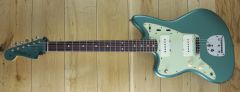 Fender Custom Shop 61 Jazzmaster Relic, Sherwood Green Metallic , Left Handed R120564