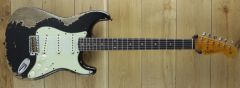 Fender Custom Shop 60 Dual Mag II Strat Super Heavy Relic Black CZ558349