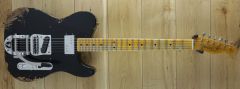 Fender Custom Shop Tele Heavy Relic, Bigsby Wide Range Black ~ R115994