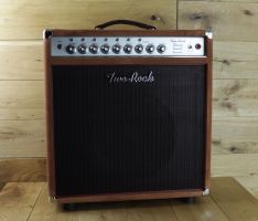Two Rock Classic Reverb Signature 40w Combo Silver Anodised Panel Tobacco Suede