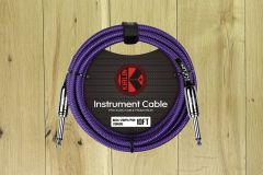 Kirlin Fabric Straight Cable 10ft Purple