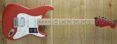 Fender Limited Edition Player HSS Strat Matching Headstock Fiesta Red MX21223618