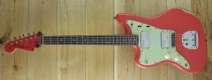 Fender Custom Shop Dealer Select CuNiFe Wide Range Jazzmaster Relic,Fiesta Red, Left Handed R119146