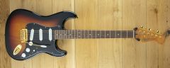 Squier FSR Classic Vibe 60s Strat 3 Tone Sunburst Gold Hardware ~ Secondhand