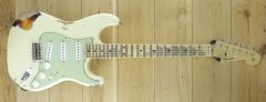 Fender Custom Shop 56 Strat Heavy Relic Vintage White Over Sunburst R117714