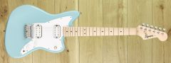 Squier Mini Jazzmaster HH Maple  Daphne Blue