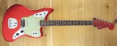 Fender Custom Shop 62 Jaguar Journeyman Relic Candy Apple Red, Matching Peg Head CZ573144