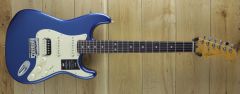  Fender American Ultra Strat HSS, Rosewood Fingerboard Cobra Blue US21023083