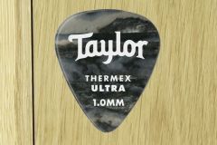 Taylor Premium 351 Thermex Guitar Picks, Black Onyx, 6-Pack