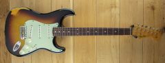 Fender Custom Shop 60 Strat Relic, 3 Tone Sunburst 2004 ~ Secondhand