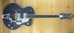  Gretsch G6136T-RR Rich Robinson Signature Magpie with Bigsby Raven's Breast Blue JT22124689