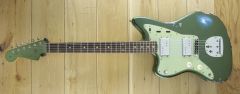 Fender Custom Shop Dealer Select CuNiFe Wide Range Jazzmaster Heavy Relic Irish Pub Green, Left Handed R129307