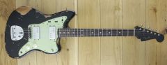 Fender Custom Shop Dealer Select CuNiFe Wide Range Jazzmaster Heavy Relic, Black R124686