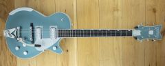 Gretsch G6134T-140 LTD 140th Double Platinum Penguin Two-Tone Stone Platinum/Pure Platinum JT22114193