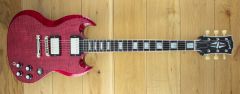 Gibson Custom M2M SG Custom Handpicked Figured Top, Cranberry CS302155