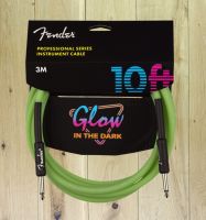 Fender Professional Series Glow In The Dark 10ft Cable Green