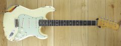 Fender Custom Shop 60 Strat Heavy Relic Vintage White over 3 Tone Sunburst 2016 ~ Secondhand