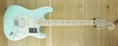 Fender American Performer Strat HSS Maple Satin Surf Green US22069619