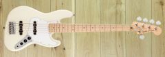 Squier Affinity Jazz Bass V 5 String Maple Olympic White