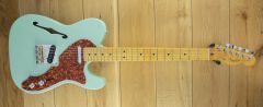 Fender Limited Edition American Professional II Tele Thinline Maple Transparent Surf Green US23118654 