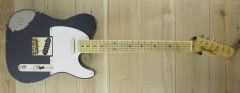 Fender Custom Shop Todd Krause Masterbuilt 56 Tele Heavy Relic Black over Shoreline Gold R122826