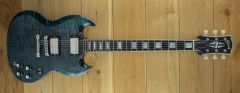Gibson Custom M2M SG Custom Handpicked Figured Top, Nordic Blue ~ Secondhand