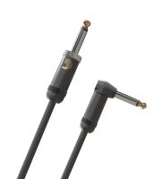 D'Addario American Stage Instrument Cable, Right to Straight, 15 feet