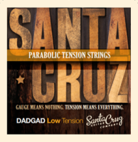 Santa Cruz Parabolic Tension Strings – DADGAD Low Tension 