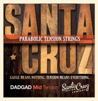 Santa Cruz Parabolic Tension Strings – DADGAD Mid Tension 