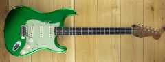 Fender Custom Shop Roasted 60 Strat Relic Candy Green Metallic CZ574107 
