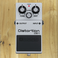 Boss DS1 Limited Edition White Distortion Effects Pedal