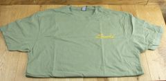 Swart T Shirt , Olive ~ Small