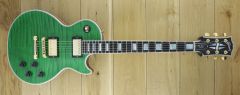 Gibson Custom Made to Measure Les Paul Custom Figured Top Trans Green CS300846