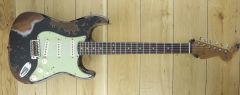 Fender Custom Shop Roasted 61 Strat Super Heavy Relic Black R117508