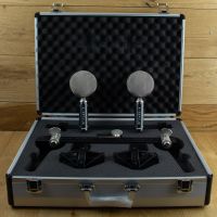Pinnacle Microphones Fat Top Stereo Pair Black Short Ribbon Passive Microphones