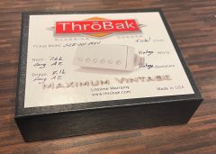 ThroBak SLE101 MXV P.A.F Humbucker Pickup Set, Shiny Nickel