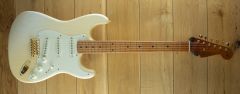 Fender Custom Shop Dale Wilson Masterbuilt 55 Strat Lush Closet Classic, White Blonde, Gold Hardware CZ578422
