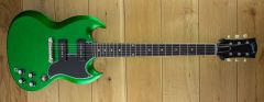Gibson Custom 1963 SG Special Reissue Lightning Bar Gloss Green Sparkle 500683