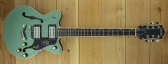 Gretsch G2655 Streamliner Centre Block Junior Doublecut Steel Olive IS240808954